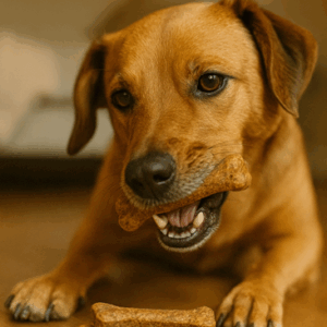 geperst hertenbot hondensnack