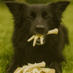 gepofte kippenpoot hondensnack