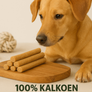 kalkoen frikandellen hond