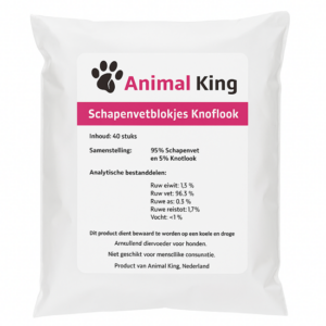schapenvetblokjes knoflook
