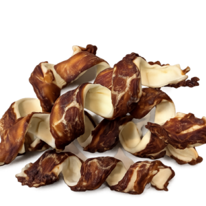 kip met runderhuid smulwokkel