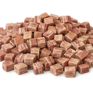 Gelardeerde lamsvlees blokjes 350 gram natuurlijke hondensnack met lam, kabeljauw en kip